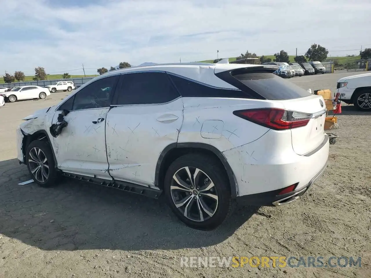 2 Photograph of a damaged car 2T2HZMDA0LC230663 LEXUS RX350 2020