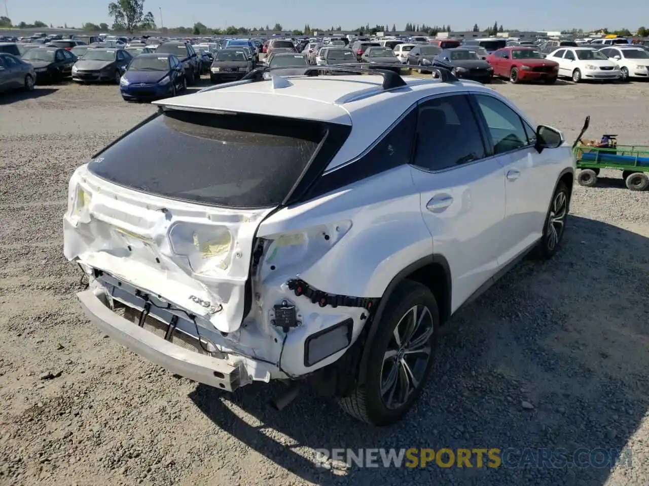 4 Photograph of a damaged car 2T2HZMDA0LC233949 LEXUS RX350 2020