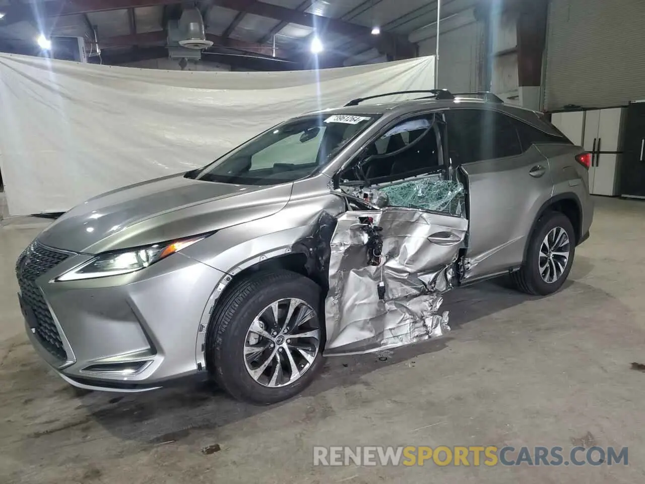 1 Photograph of a damaged car 2T2HZMDA0LC236883 LEXUS RX350 2020
