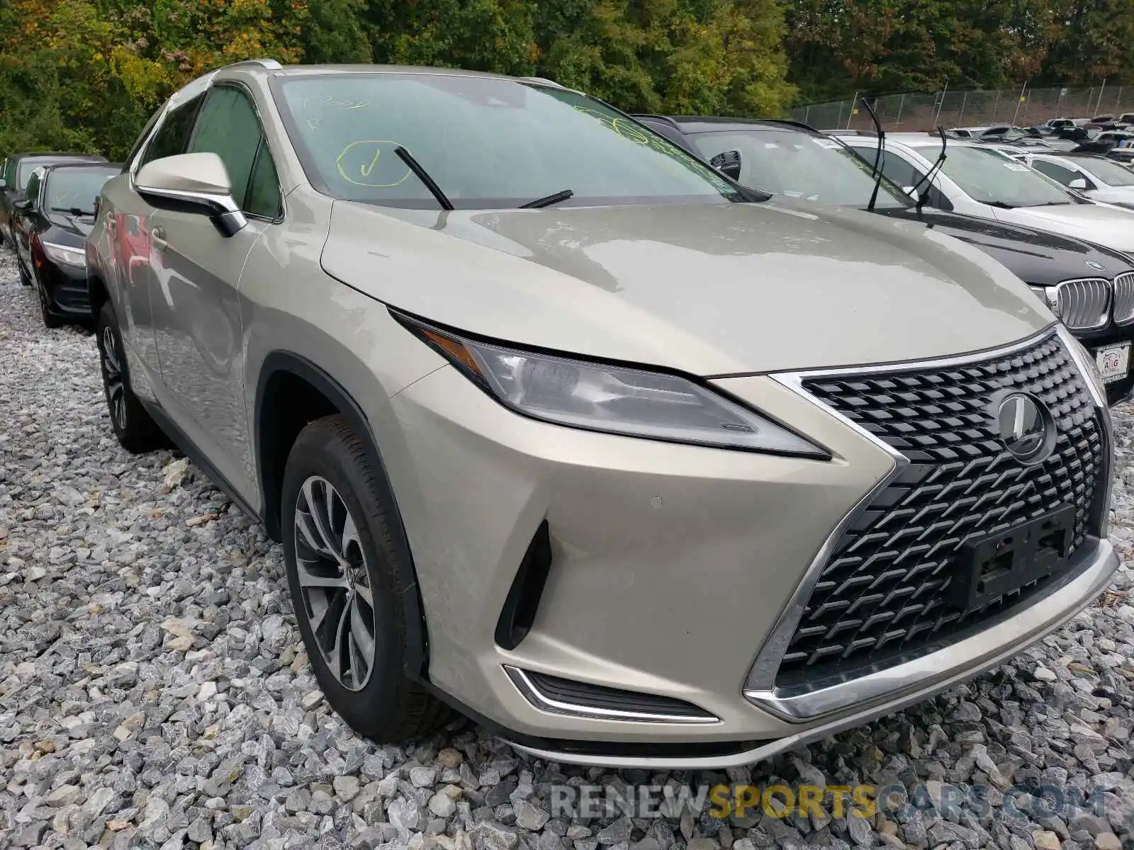 1 Photograph of a damaged car 2T2HZMDA0LC241131 LEXUS RX350 2020