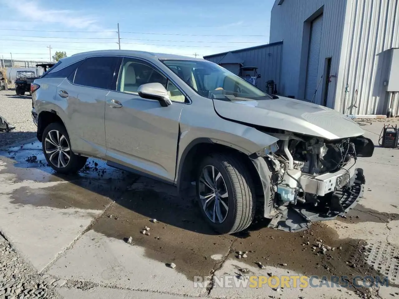 4 Photograph of a damaged car 2T2HZMDA0LC253764 LEXUS RX350 2020