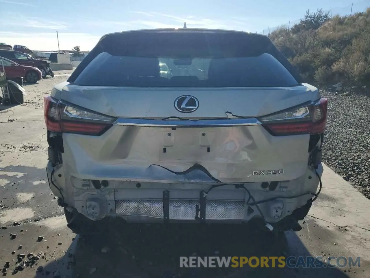 6 Photograph of a damaged car 2T2HZMDA0LC253764 LEXUS RX350 2020