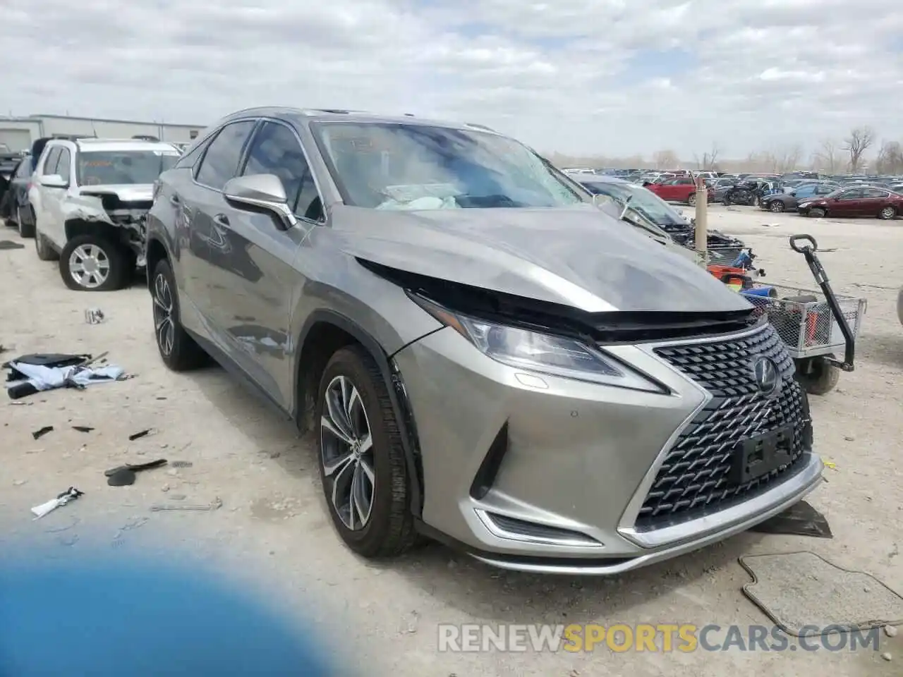 1 Photograph of a damaged car 2T2HZMDA0LC255255 LEXUS RX350 2020