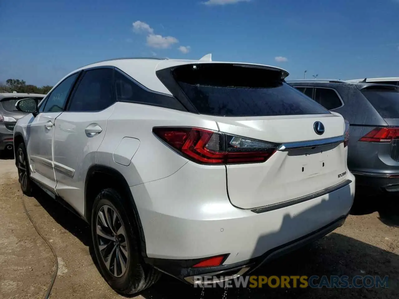 2 Photograph of a damaged car 2T2HZMDA1LC215024 LEXUS RX350 2020