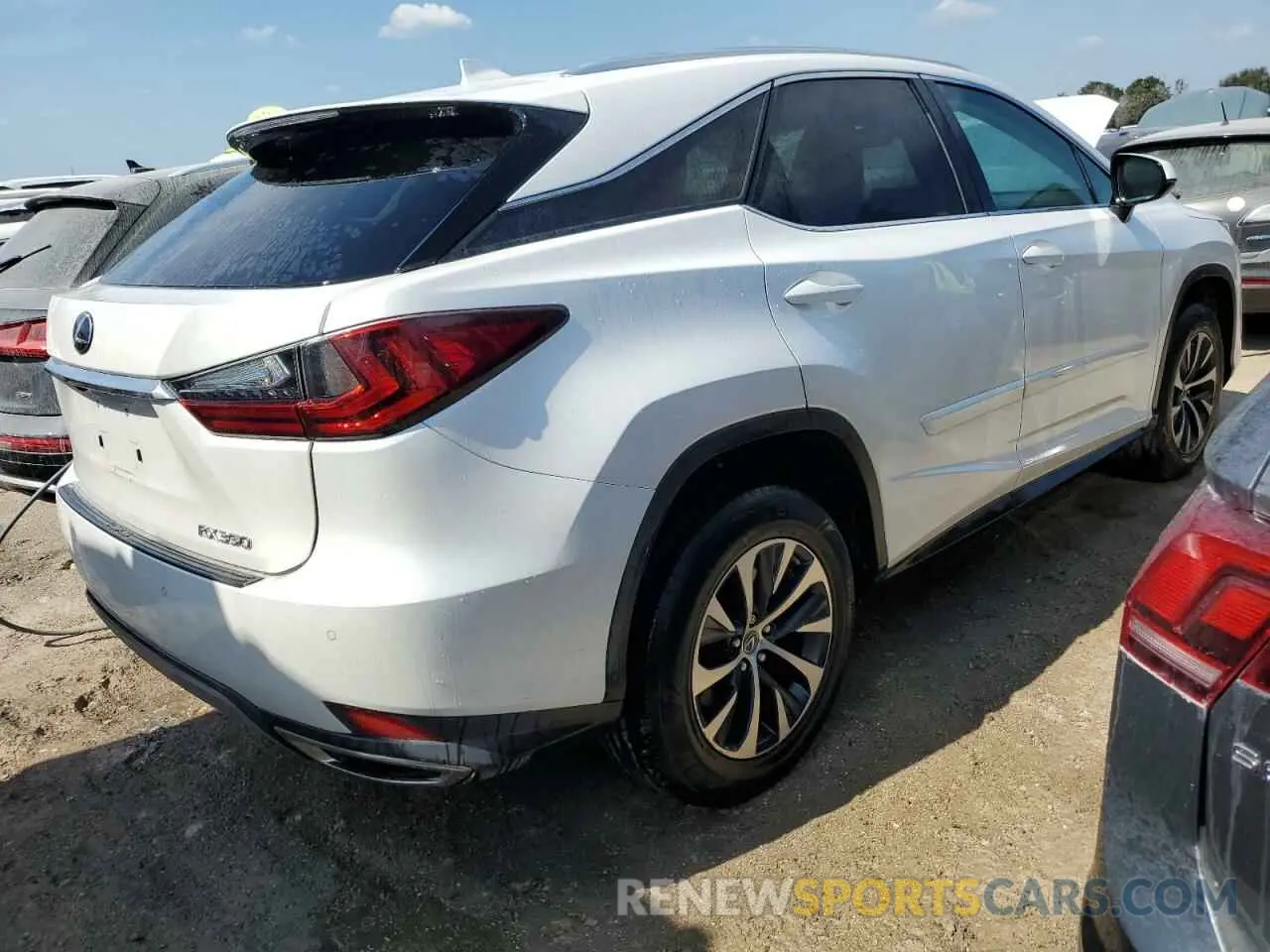 3 Photograph of a damaged car 2T2HZMDA1LC215024 LEXUS RX350 2020