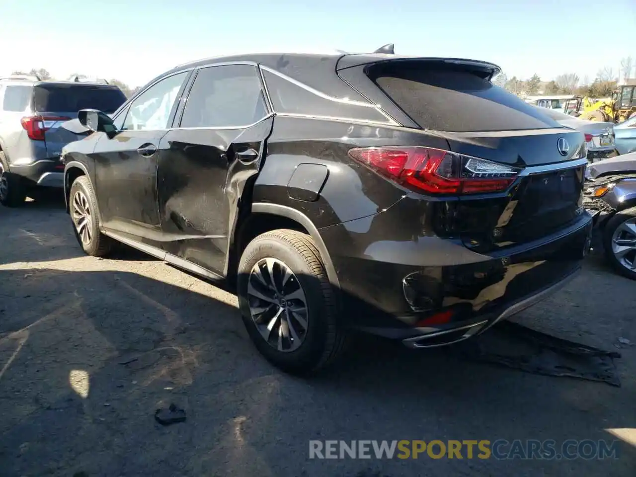 3 Photograph of a damaged car 2T2HZMDA1LC233605 LEXUS RX350 2020