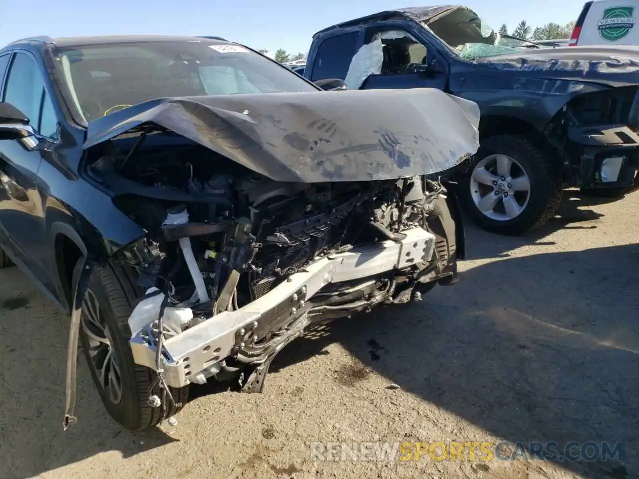 9 Photograph of a damaged car 2T2HZMDA1LC233605 LEXUS RX350 2020