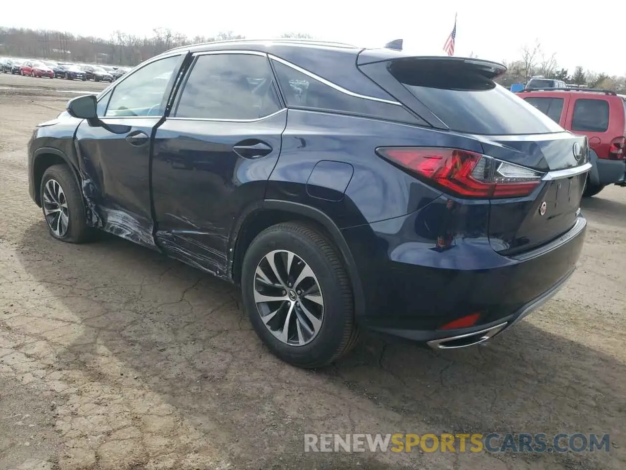 2 Photograph of a damaged car 2T2HZMDA1LC238657 LEXUS RX350 2020