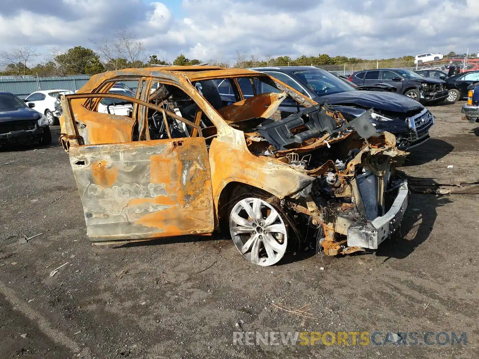 1 Photograph of a damaged car 2T2HZMDA1LC242286 LEXUS RX350 2020