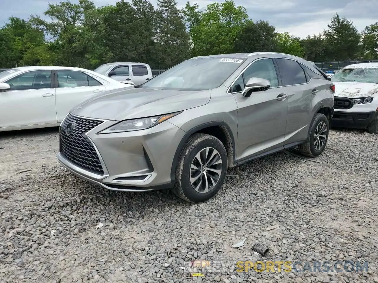 1 Photograph of a damaged car 2T2HZMDA1LC242563 LEXUS RX350 2020