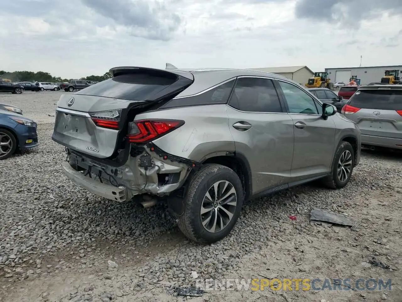 3 Photograph of a damaged car 2T2HZMDA1LC242563 LEXUS RX350 2020
