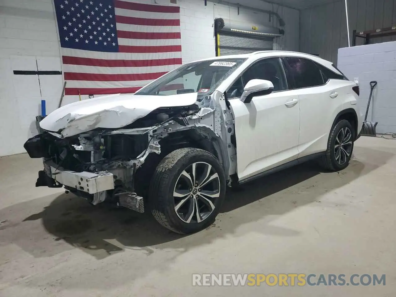1 Photograph of a damaged car 2T2HZMDA2LC225657 LEXUS RX350 2020