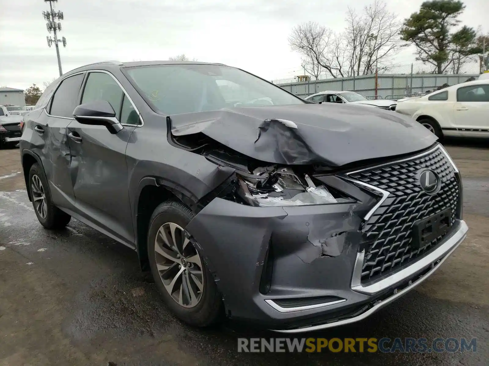 1 Photograph of a damaged car 2T2HZMDA2LC226744 LEXUS RX350 2020