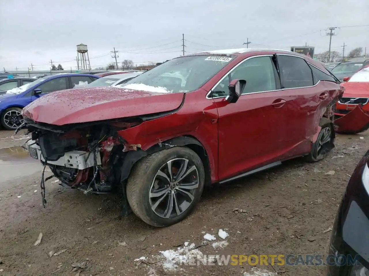 1 Photograph of a damaged car 2T2HZMDA2LC232723 LEXUS RX350 2020