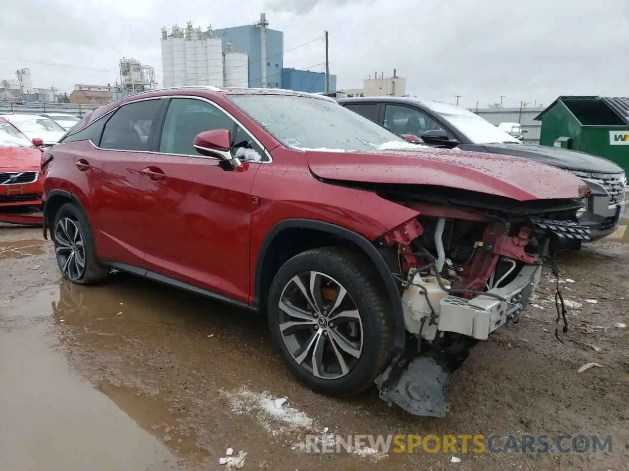 4 Photograph of a damaged car 2T2HZMDA2LC232723 LEXUS RX350 2020