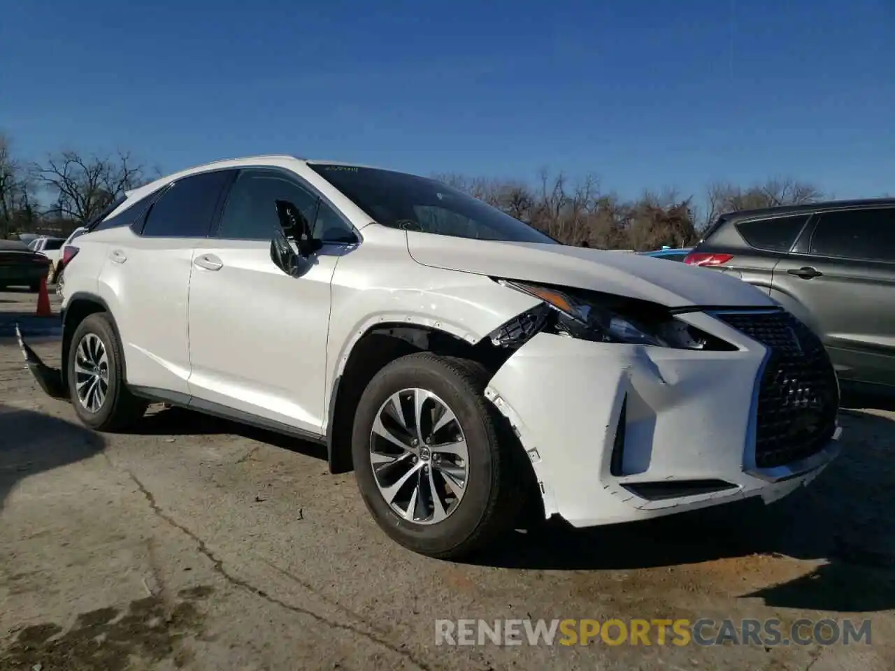 1 Photograph of a damaged car 2T2HZMDA2LC239414 LEXUS RX350 2020