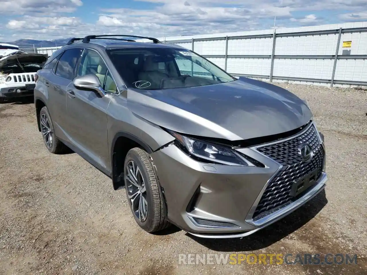 1 Photograph of a damaged car 2T2HZMDA2LC252423 LEXUS RX350 2020