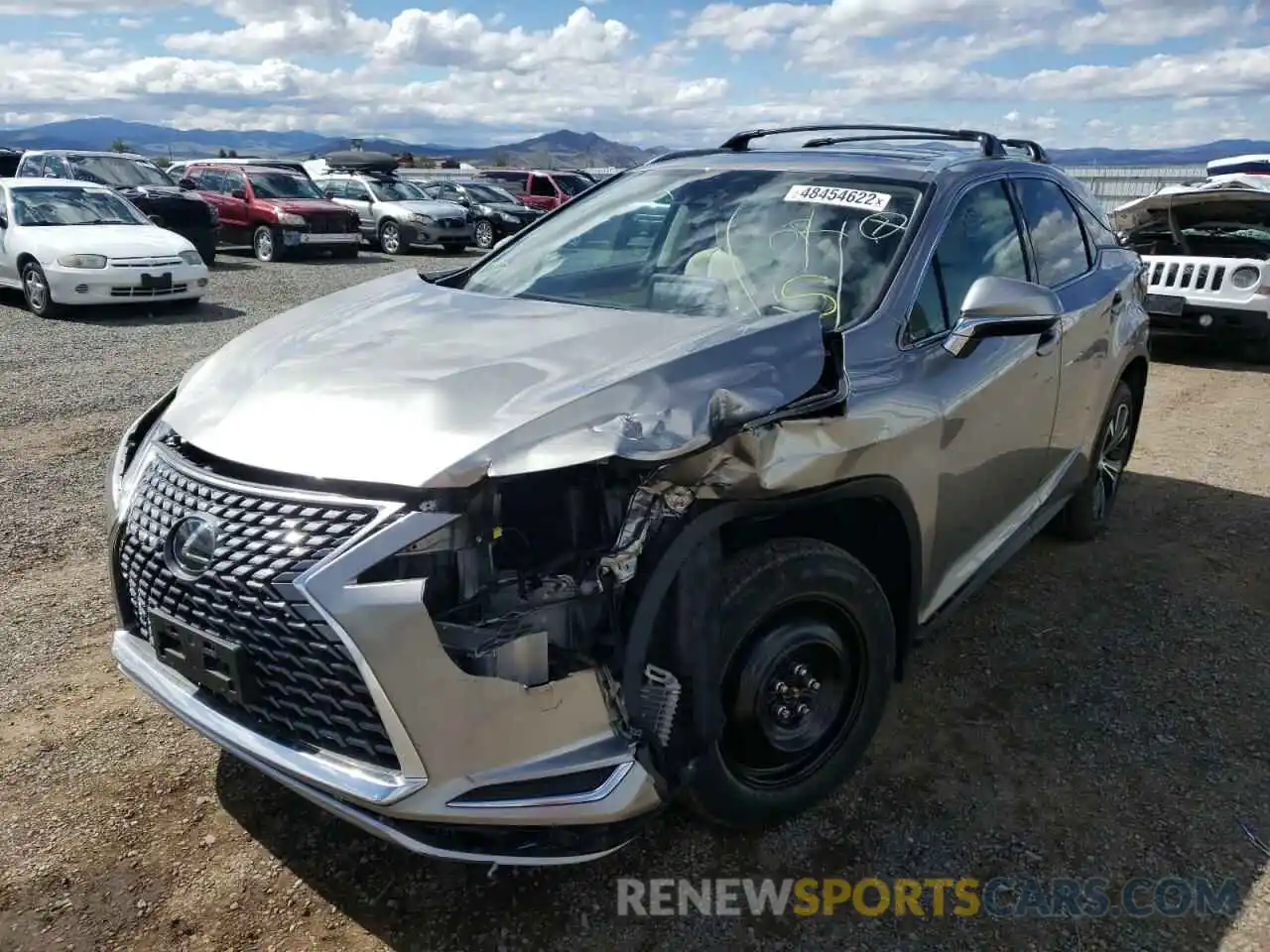 2 Photograph of a damaged car 2T2HZMDA2LC252423 LEXUS RX350 2020