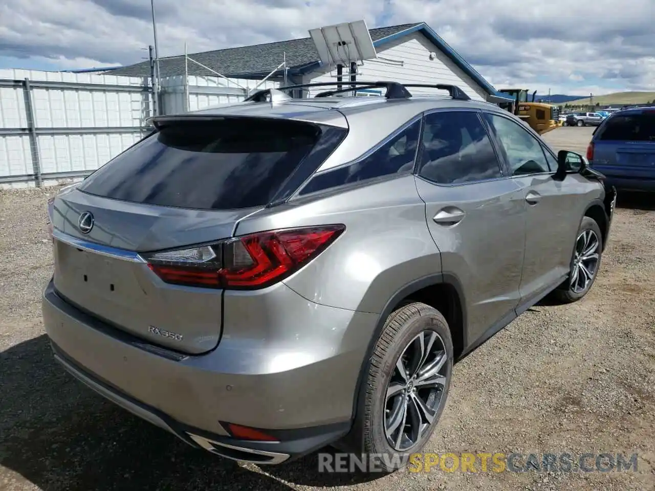 4 Photograph of a damaged car 2T2HZMDA2LC252423 LEXUS RX350 2020