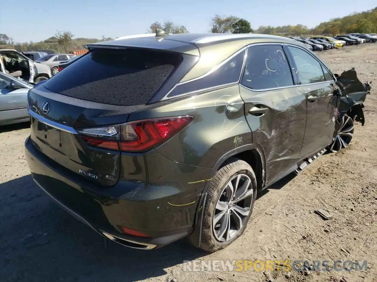 4 Photograph of a damaged car 2T2HZMDA3LC248784 LEXUS RX350 2020