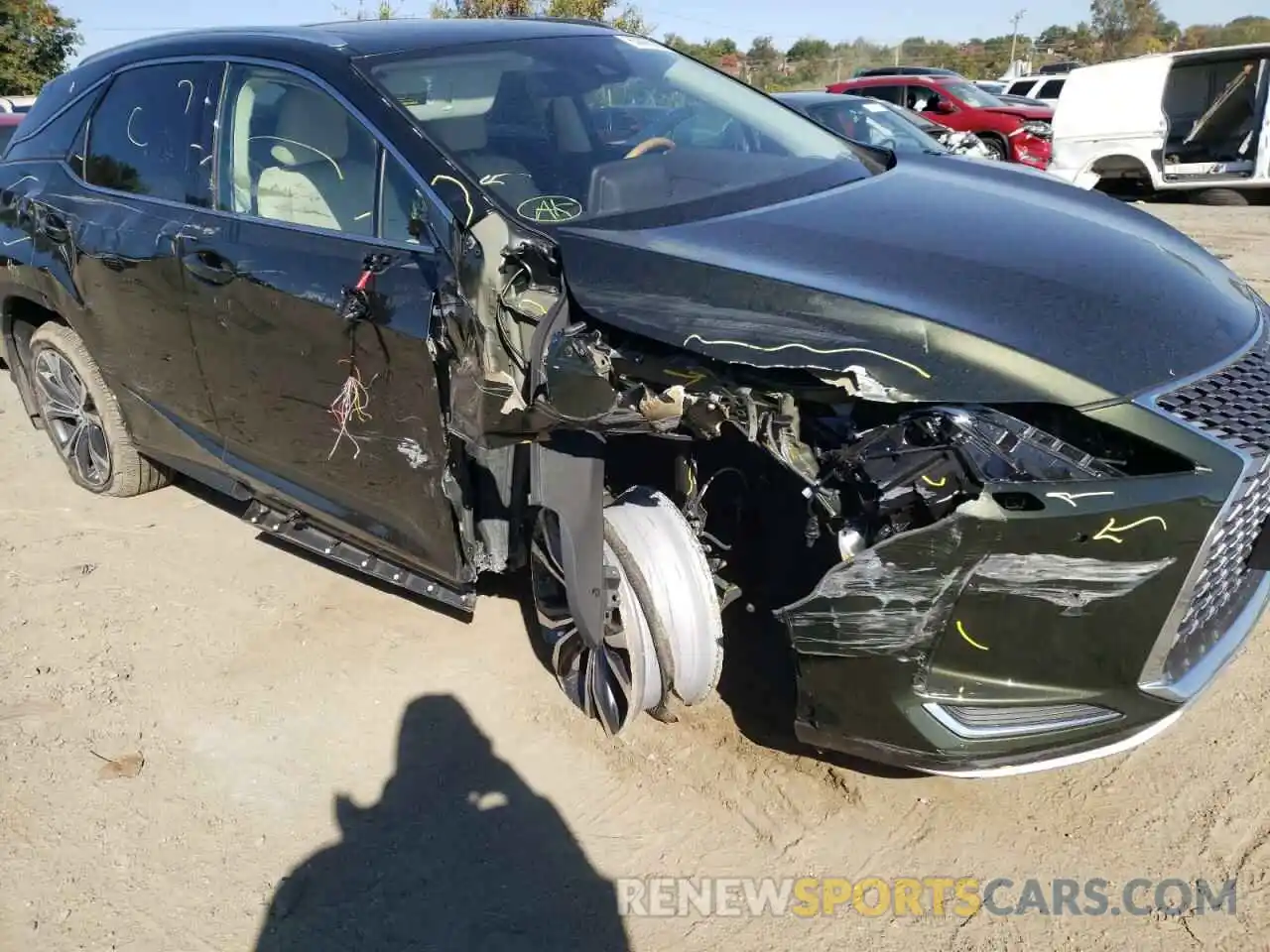 9 Photograph of a damaged car 2T2HZMDA3LC248784 LEXUS RX350 2020