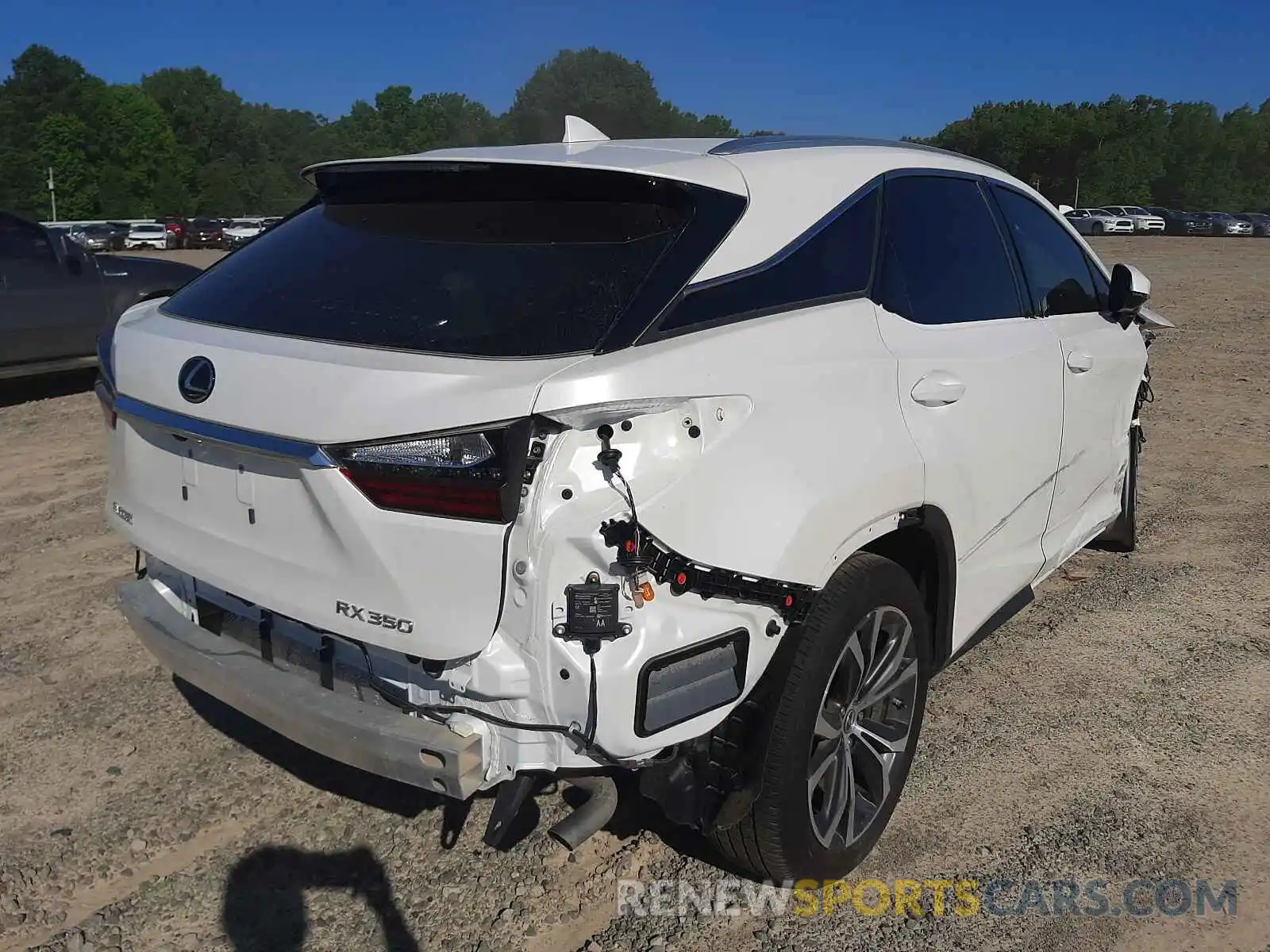 4 Photograph of a damaged car 2T2HZMDA4LC229743 LEXUS RX350 2020