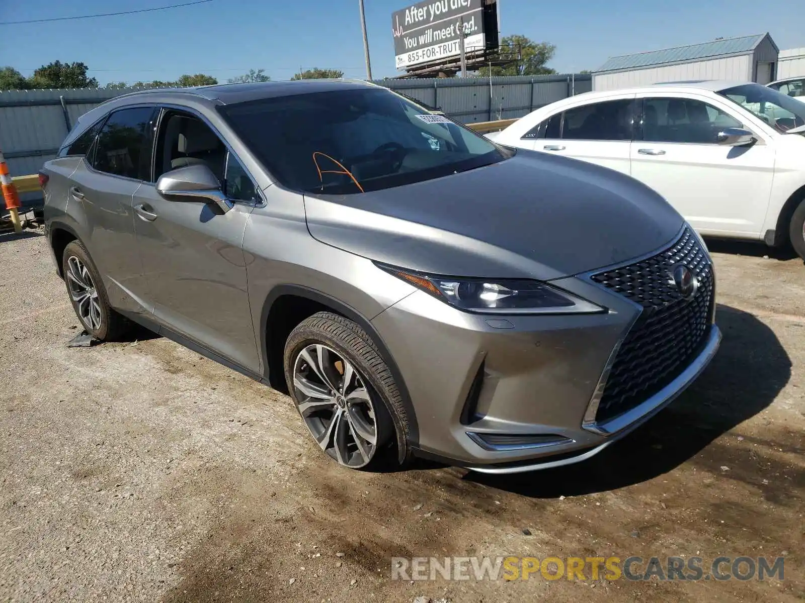 1 Photograph of a damaged car 2T2HZMDA4LC244064 LEXUS RX350 2020