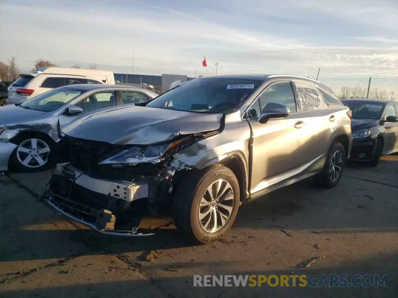 2 Photograph of a damaged car 2T2HZMDA4LC251001 LEXUS RX350 2020