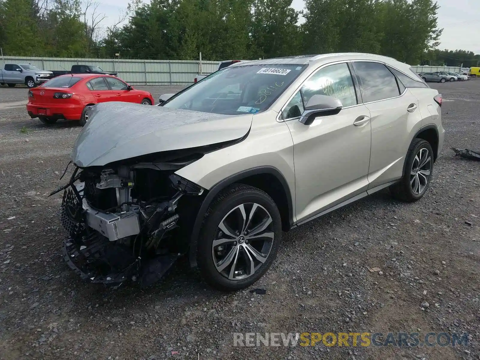 2 Photograph of a damaged car 2T2HZMDA5LC230531 LEXUS RX350 2020