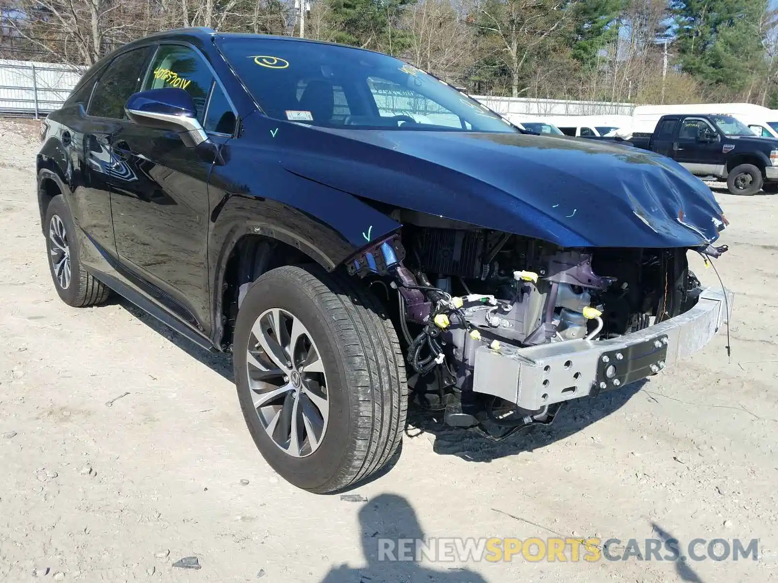 1 Photograph of a damaged car 2T2HZMDA5LC235812 LEXUS RX350 2020