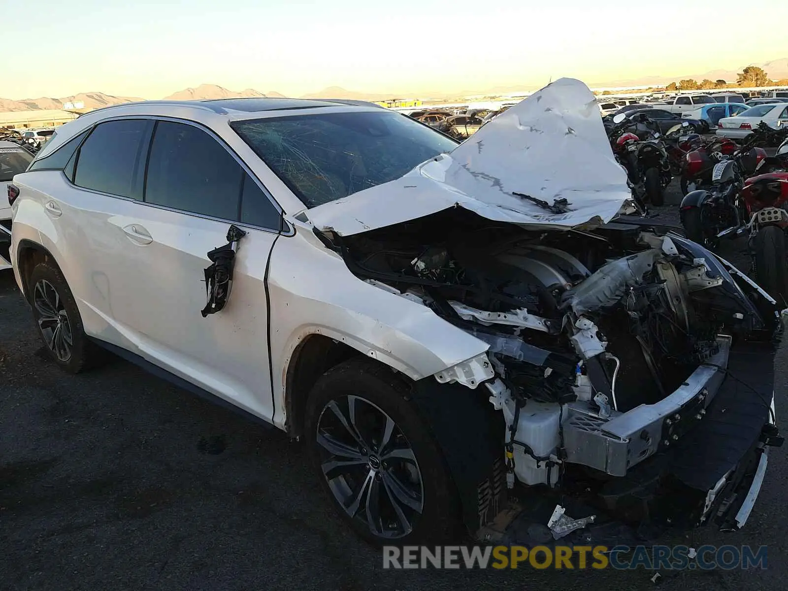 1 Photograph of a damaged car 2T2HZMDA6LC215827 LEXUS RX350 2020