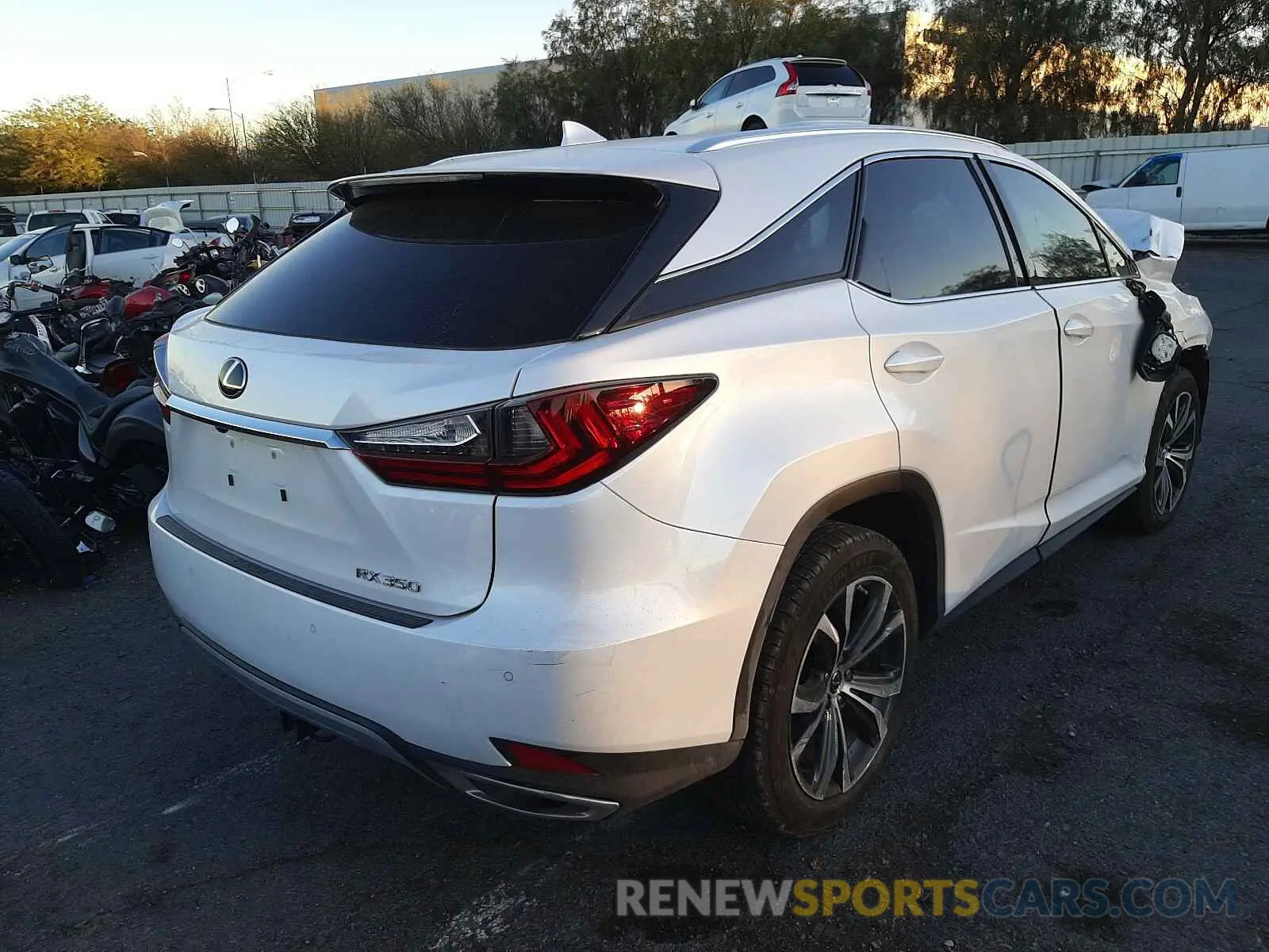 4 Photograph of a damaged car 2T2HZMDA6LC215827 LEXUS RX350 2020