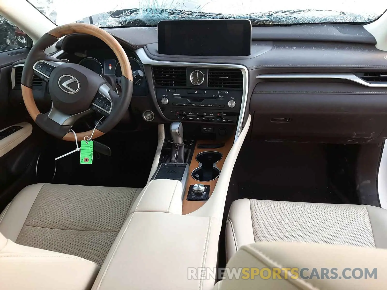 9 Photograph of a damaged car 2T2HZMDA6LC215827 LEXUS RX350 2020