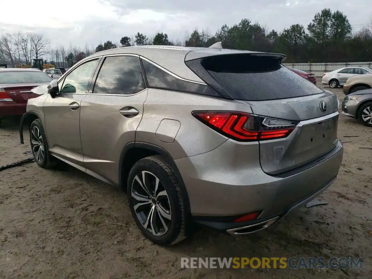 2 Photograph of a damaged car 2T2HZMDA6LC227220 LEXUS RX350 2020