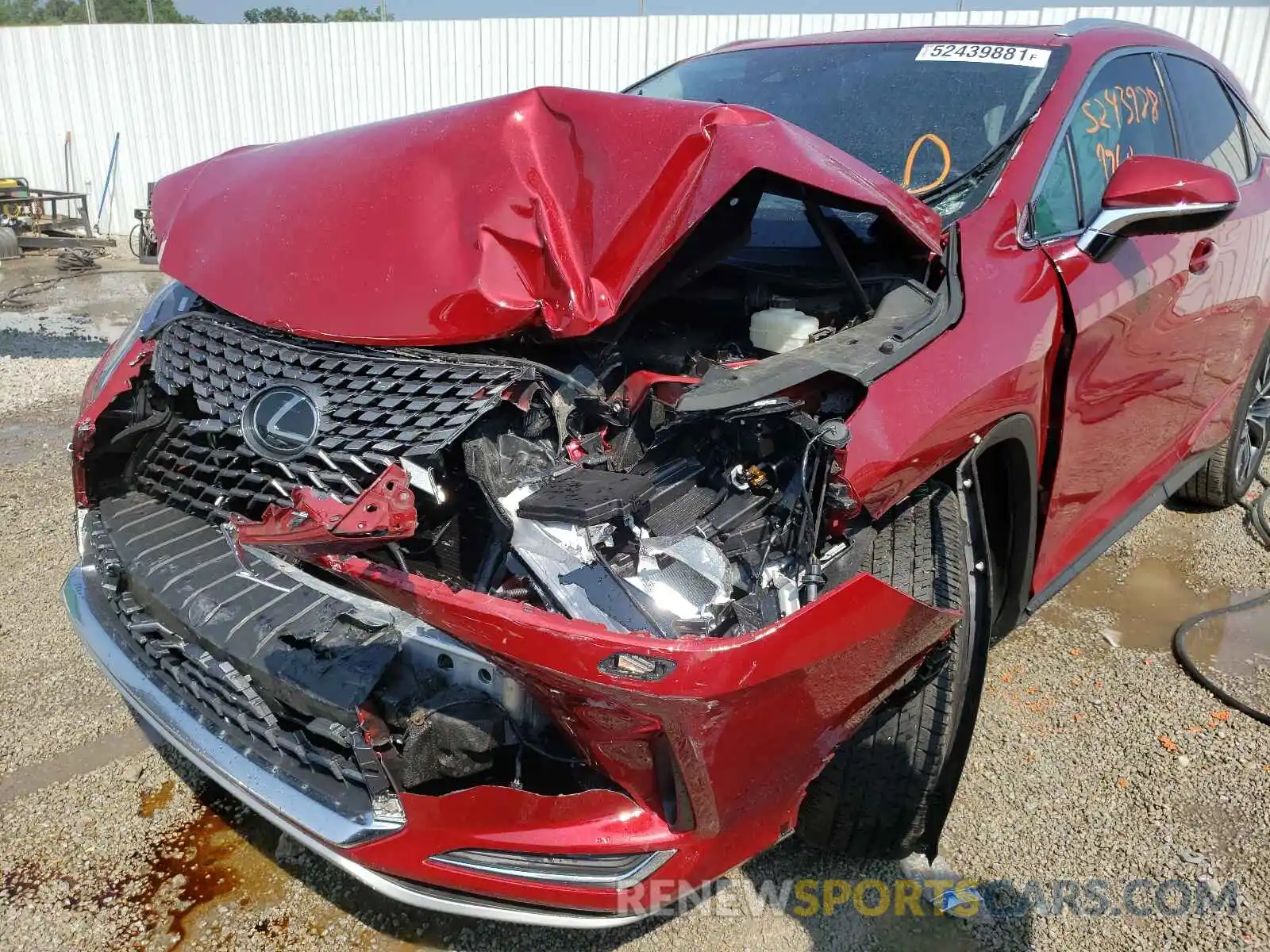 7 Photograph of a damaged car 2T2HZMDA6LC236032 LEXUS RX350 2020