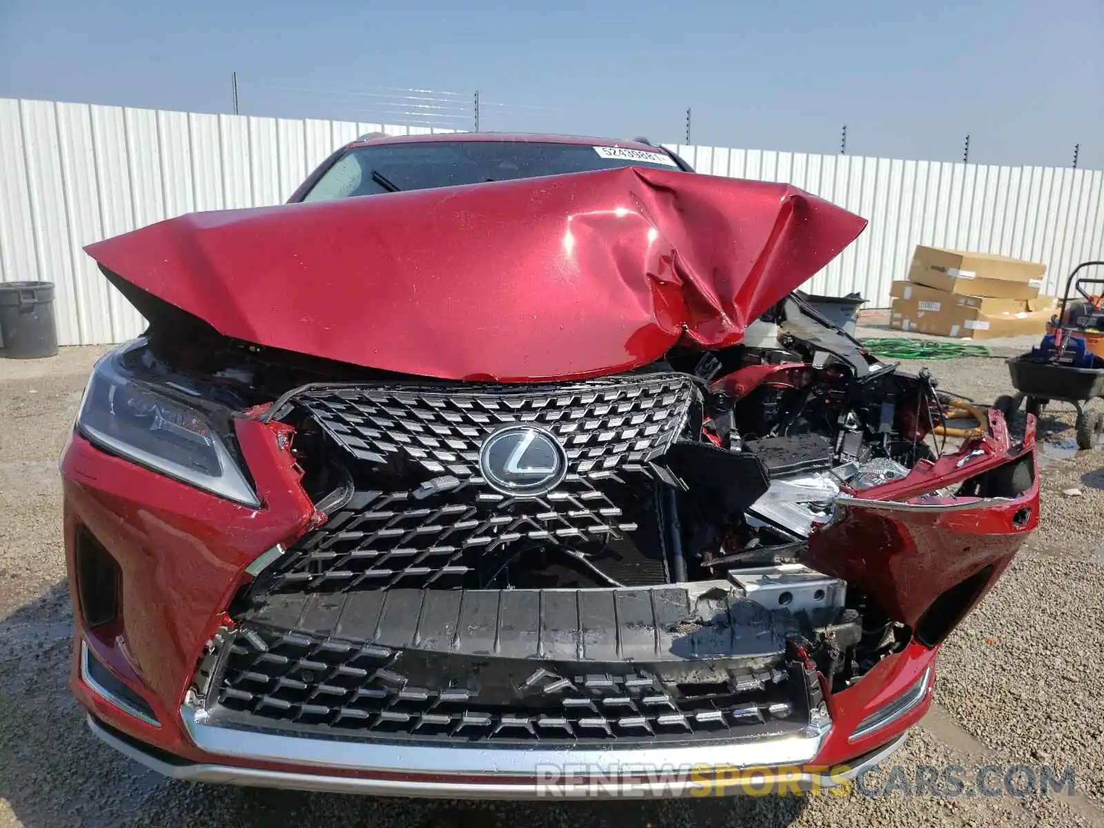 9 Photograph of a damaged car 2T2HZMDA6LC236032 LEXUS RX350 2020