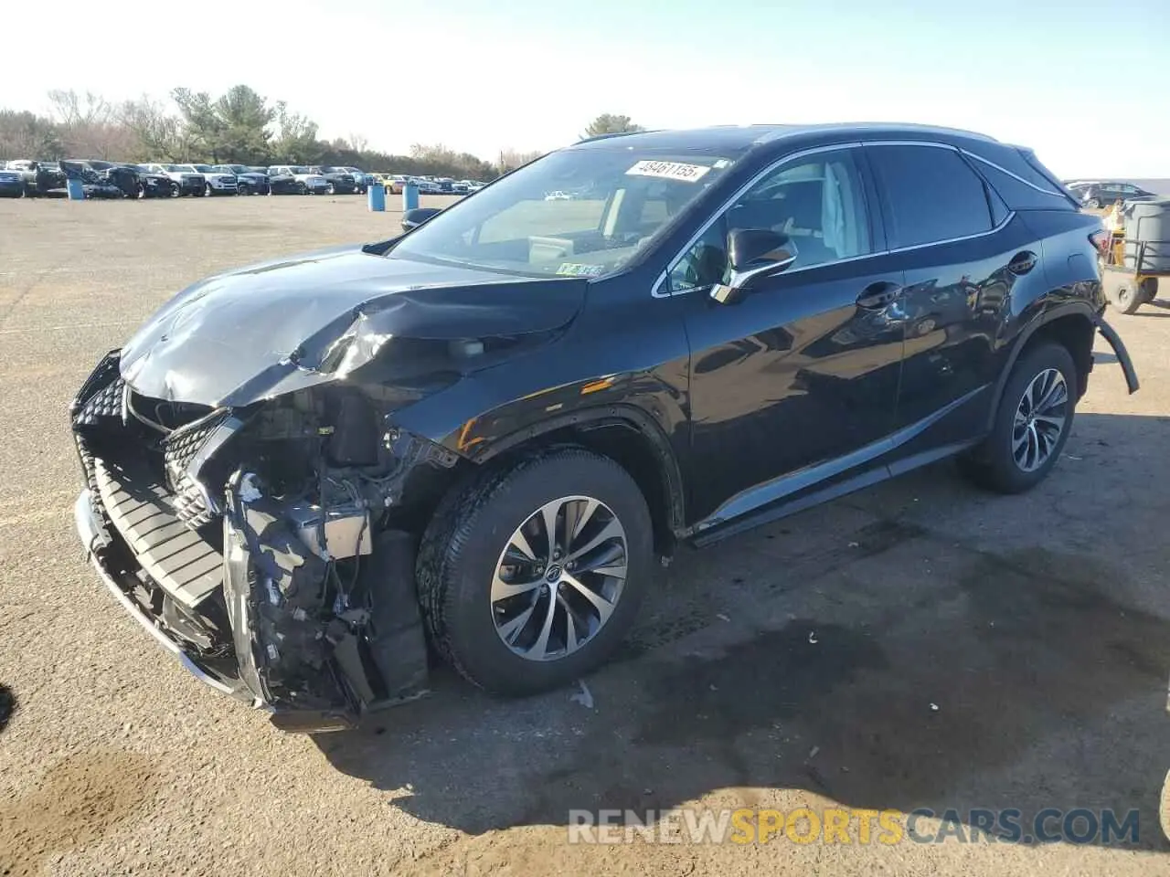 1 Photograph of a damaged car 2T2HZMDA7LC223550 LEXUS RX350 2020