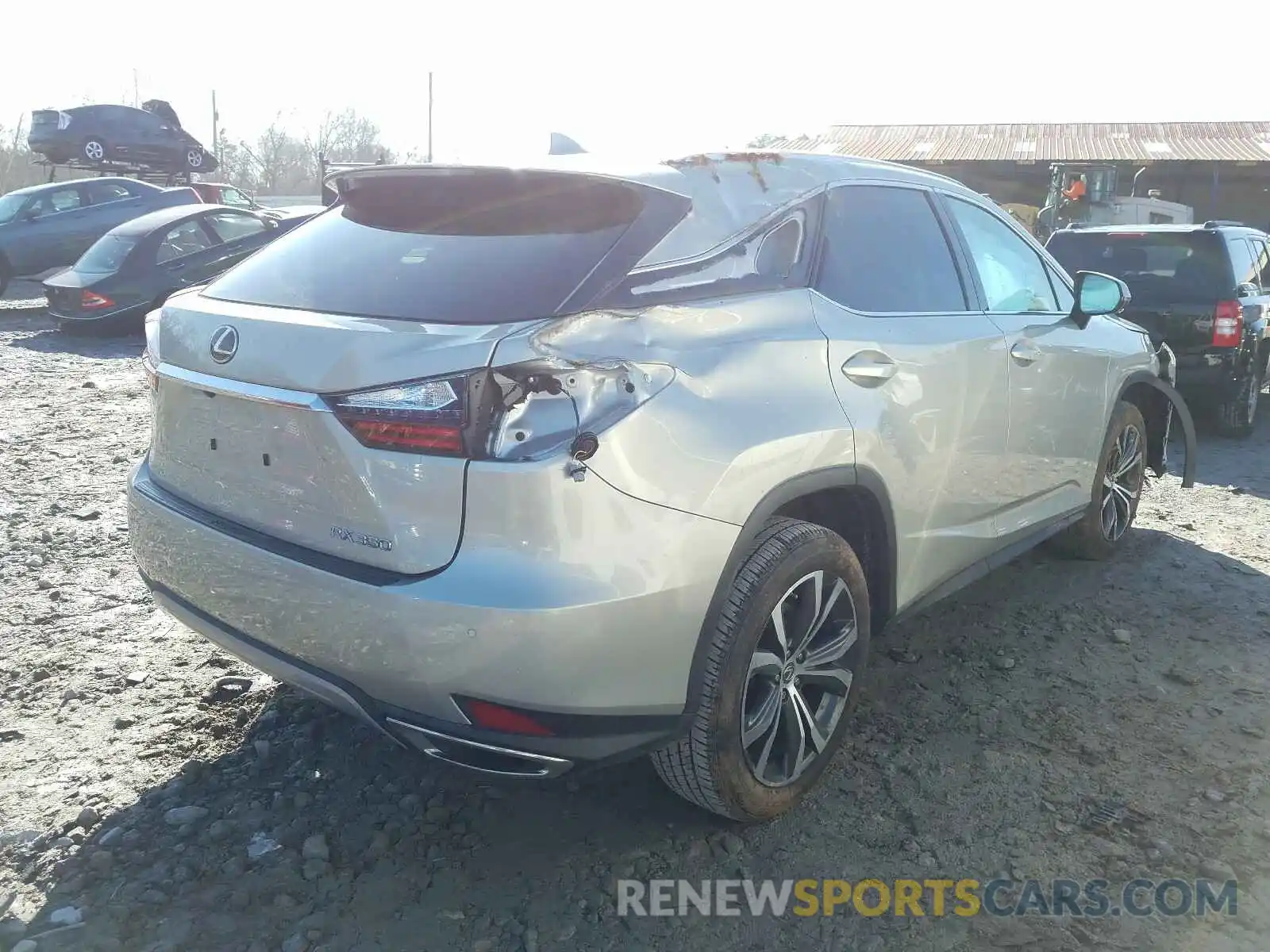 4 Photograph of a damaged car 2T2HZMDA7LC233138 LEXUS RX350 2020