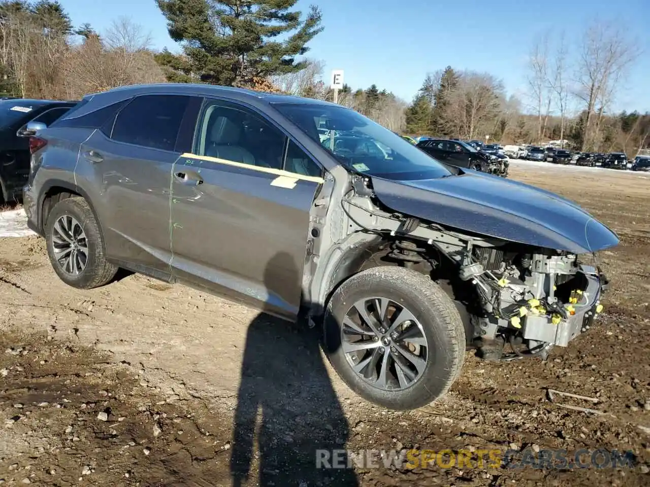 4 Photograph of a damaged car 2T2HZMDA7LC257195 LEXUS RX350 2020