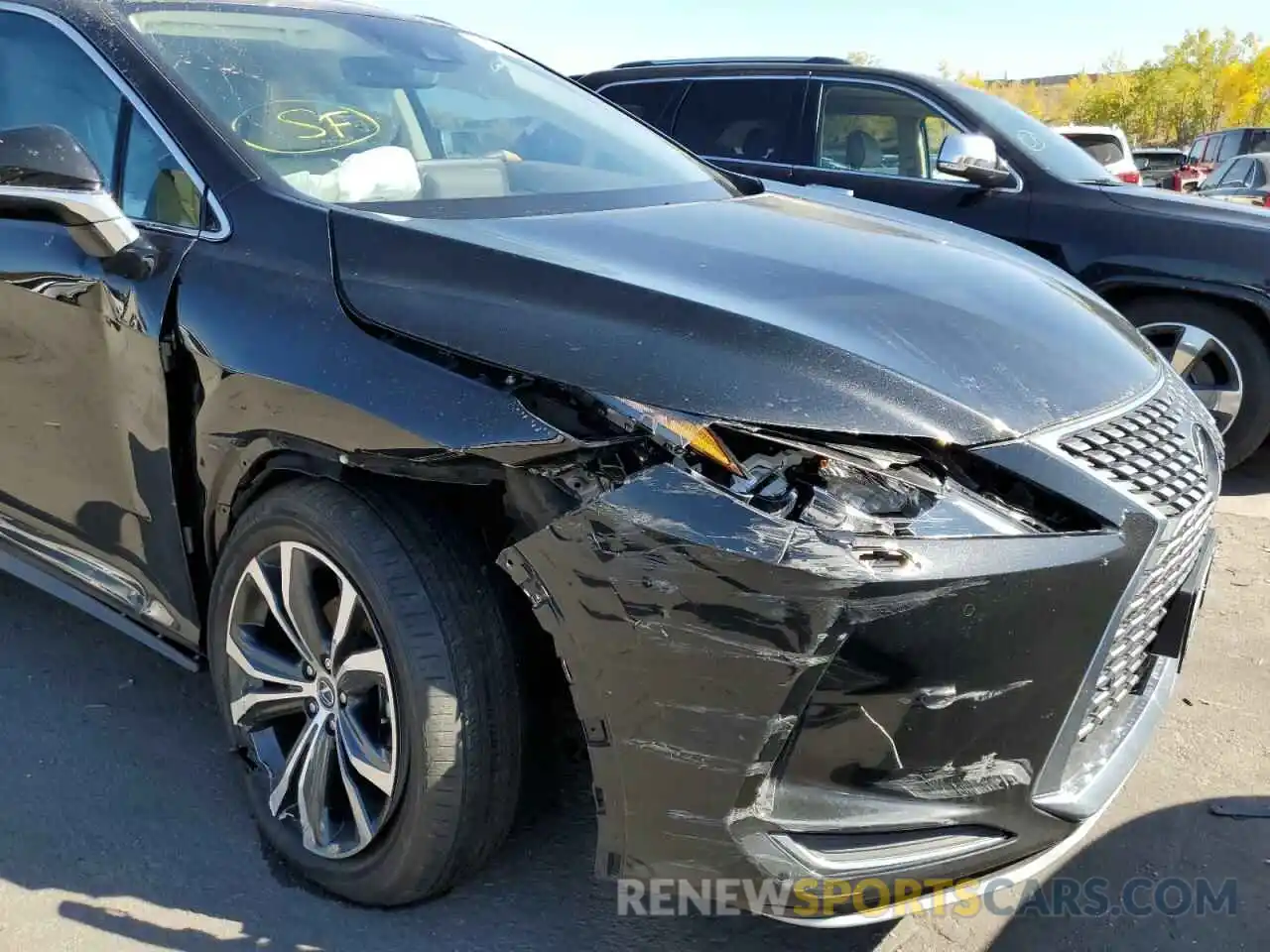 9 Photograph of a damaged car 2T2HZMDA8LC232127 LEXUS RX350 2020