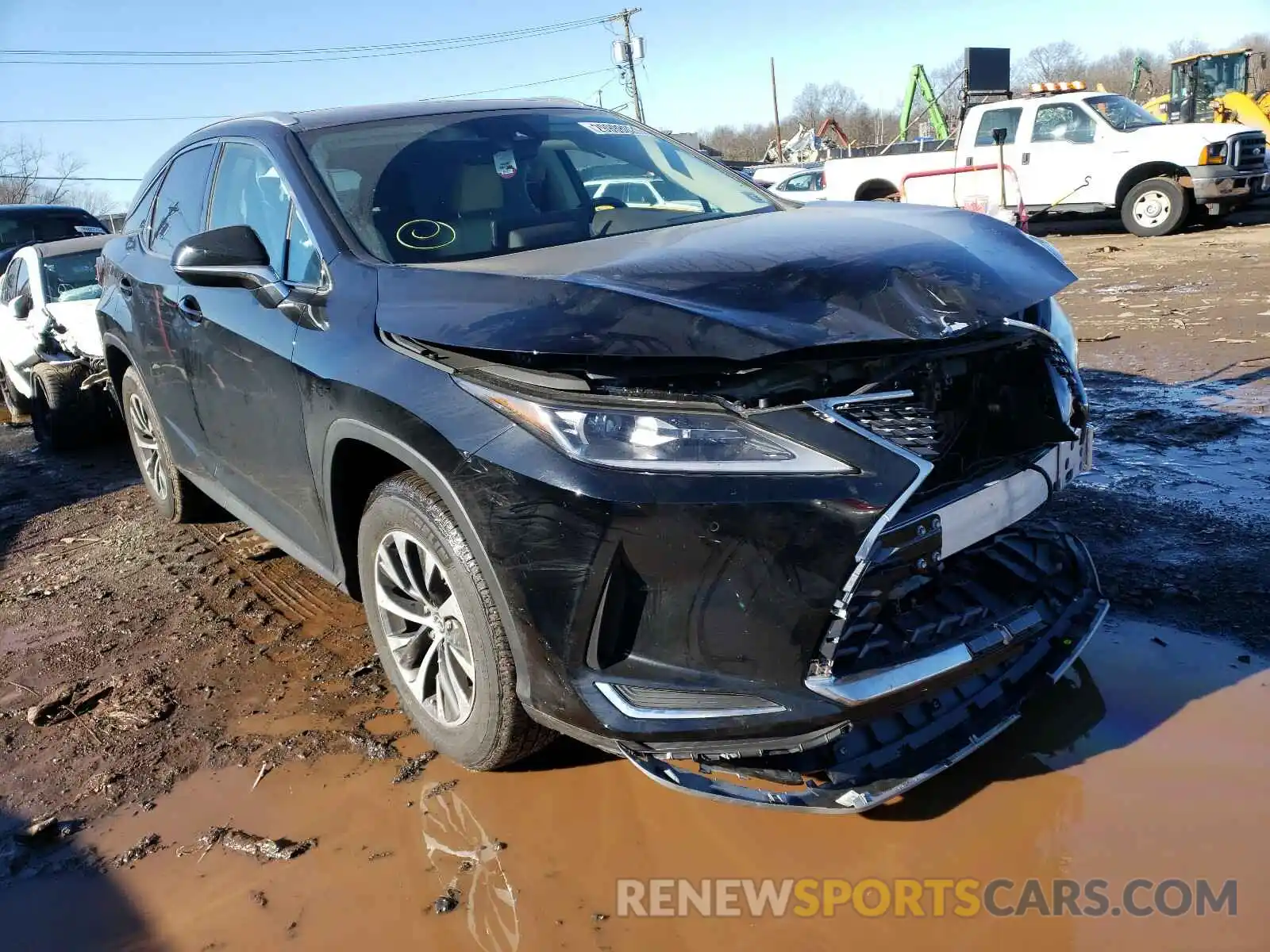 1 Photograph of a damaged car 2T2HZMDA8LC232872 LEXUS RX350 2020