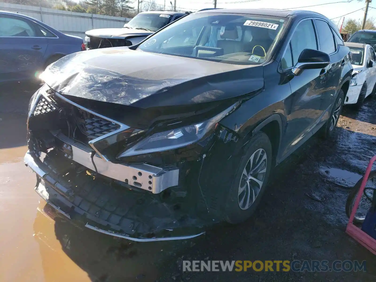 2 Photograph of a damaged car 2T2HZMDA8LC232872 LEXUS RX350 2020