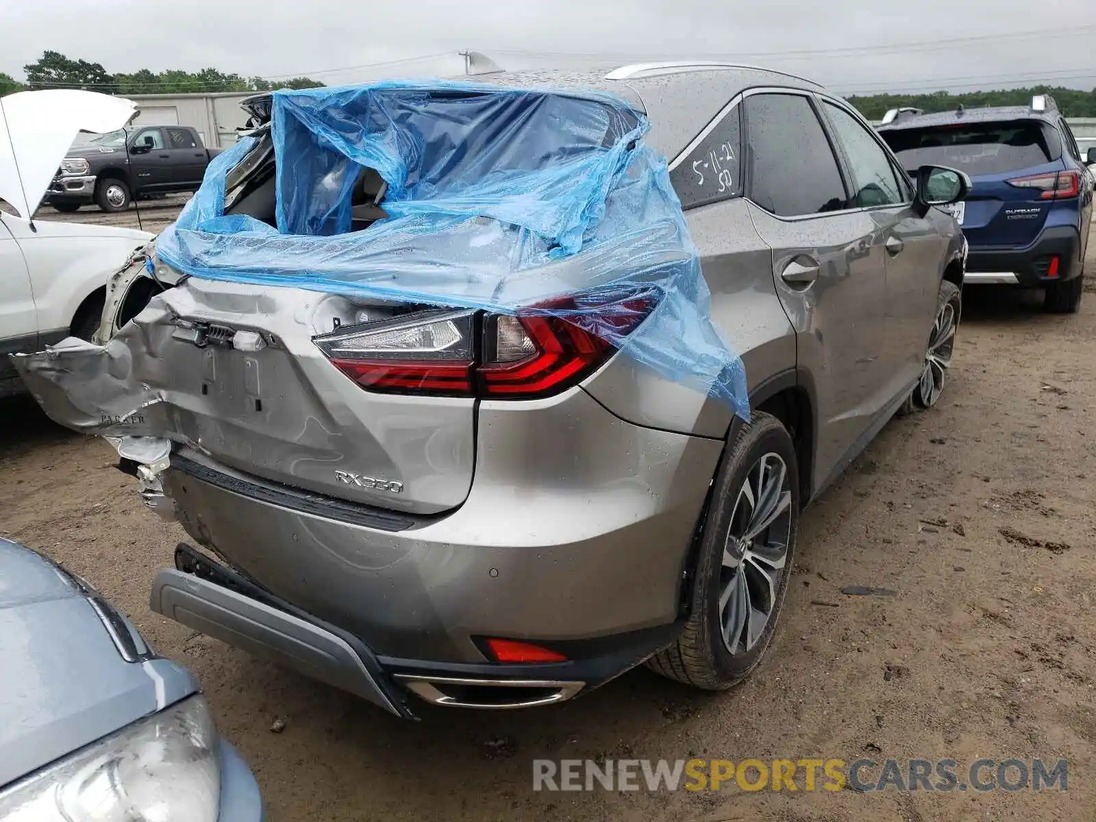 4 Photograph of a damaged car 2T2HZMDA8LC235853 LEXUS RX350 2020