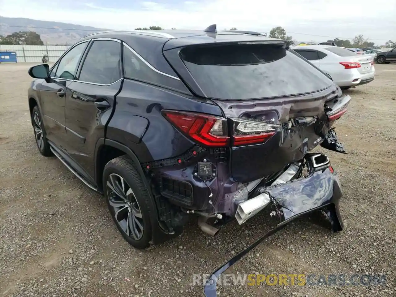 3 Photograph of a damaged car 2T2HZMDA8LC240891 LEXUS RX350 2020