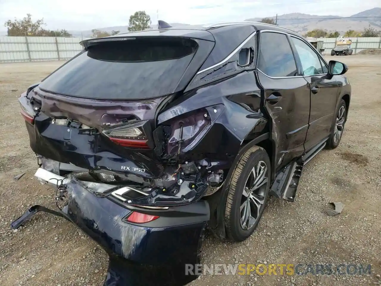 4 Photograph of a damaged car 2T2HZMDA8LC240891 LEXUS RX350 2020