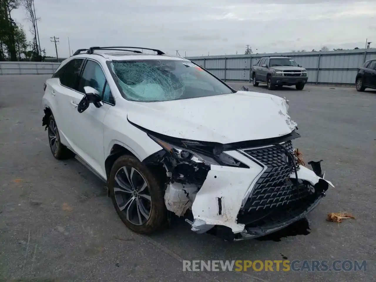 1 Photograph of a damaged car 2T2HZMDA8LC248134 LEXUS RX350 2020