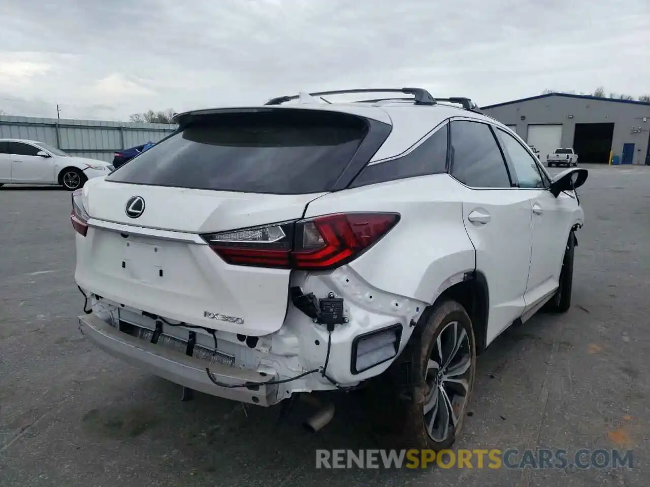 4 Photograph of a damaged car 2T2HZMDA8LC248134 LEXUS RX350 2020