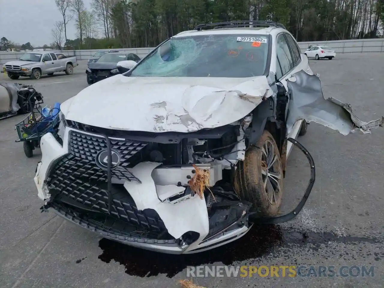 9 Photograph of a damaged car 2T2HZMDA8LC248134 LEXUS RX350 2020