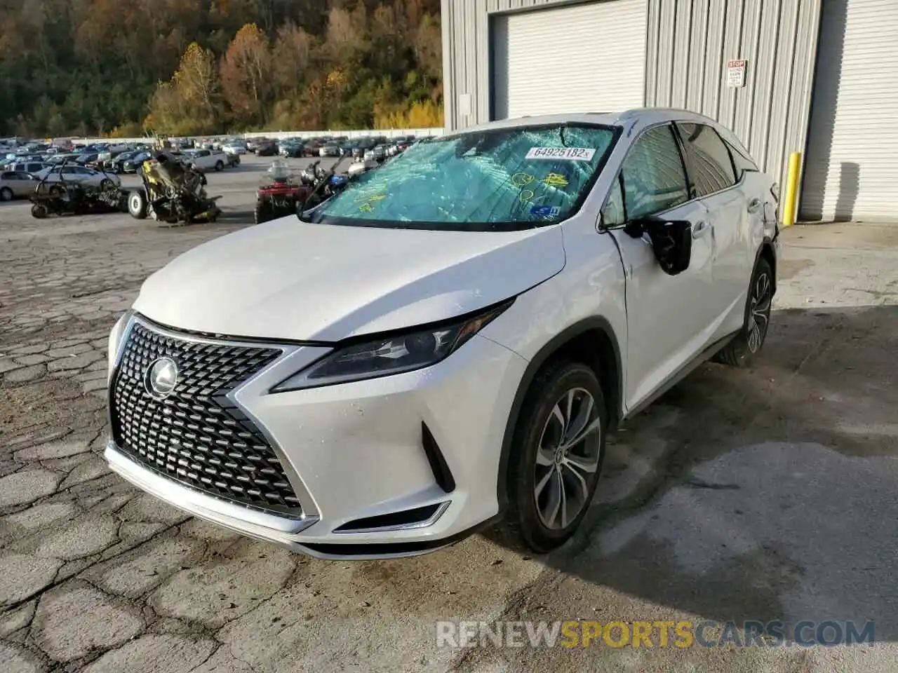 2 Photograph of a damaged car 2T2HZMDA8LC254550 LEXUS RX350 2020