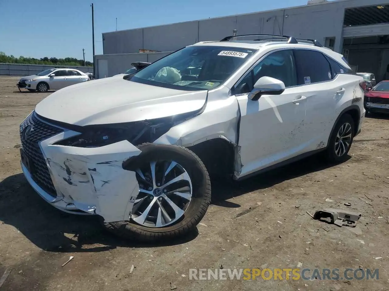 1 Photograph of a damaged car 2T2HZMDA8LC257416 LEXUS RX350 2020